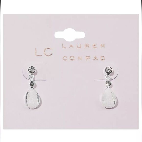 LC Lauren Conrad Jewelry - LC Lauren Conrad Crystal Teardrop Earrings